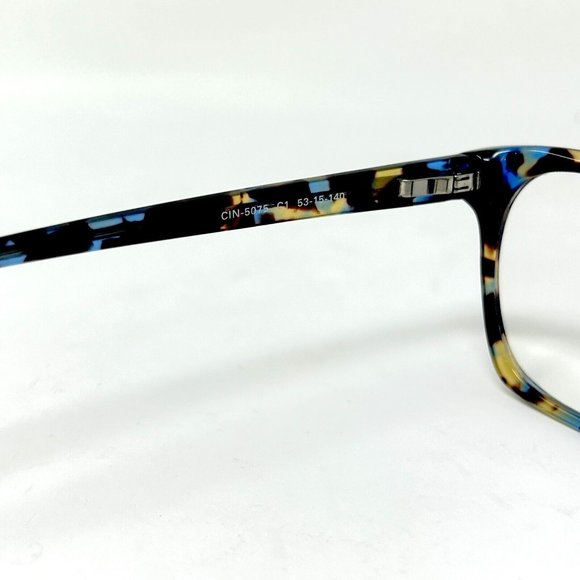 Cinzia Eyeglass Frames CIN 5075 Blue Teal Tortoise/Gold Cat Eye 53 [] 15 140 - Picture 6 of 11